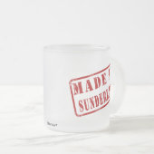 Made in Sunderland Matglas Koffiemok (Voorkant rechts)