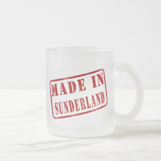Made in Sunderland Matglas Koffiemok (Rechts)