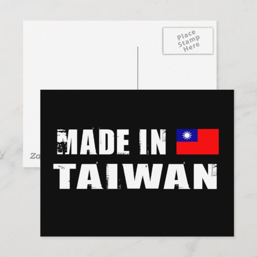 Made in Taiwan Briefkaart (Voorkant / Achterkant)