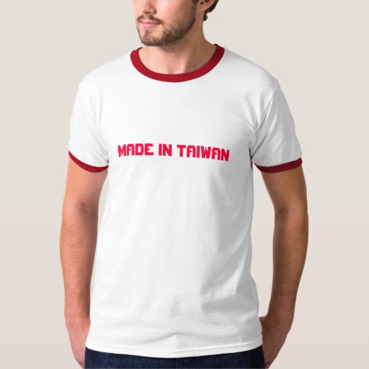 Made in Taiwan T-shirt (Voorkant)