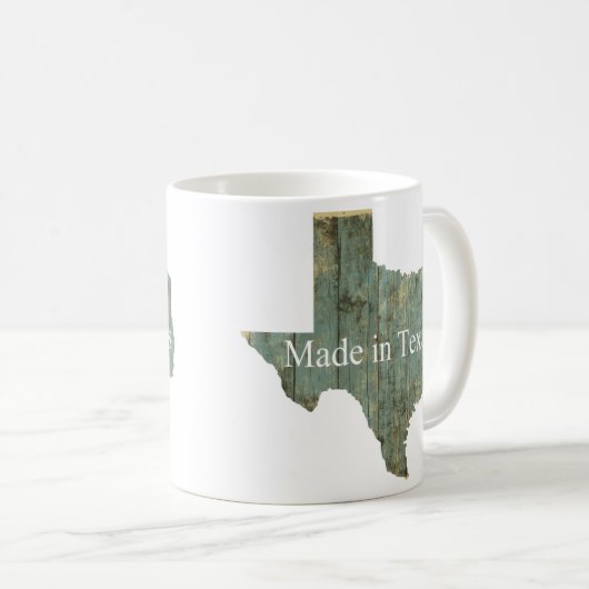 Made in Texas Coffee Tea Chocolate Mok (Voorkant rechts)