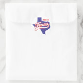 Made in Texas Ronde Sticker (Tas)