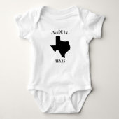 Made in Texas TX Baby Bodysuit (Voorkant)