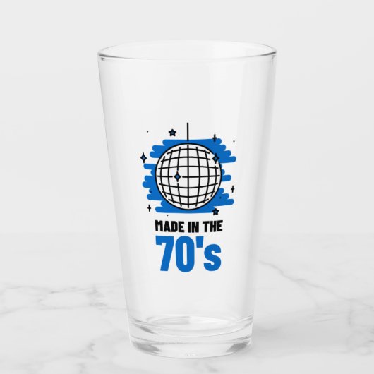 Made in the 70's Glass Cup Glas (Voorkant)