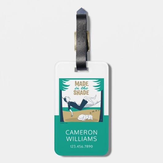 Made in the Shade Bagagelabel (Achterkant verticaal)