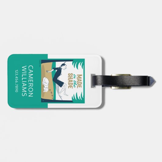 Made in the Shade Bagagelabel (Achterkant horizontaal)