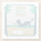 Made in the Shade Glazen Onderzetter (Achterkant)