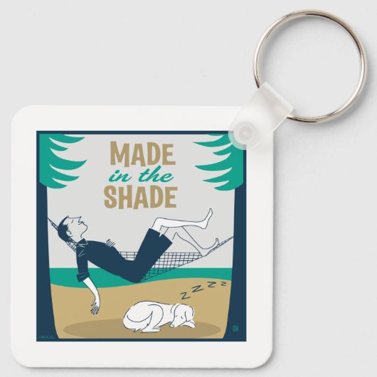 Made in the Shade Sleutelhanger (Achterkant)