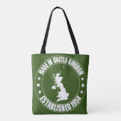 Made in the United Kingdom 1954 Canvas tas (Achterkant)