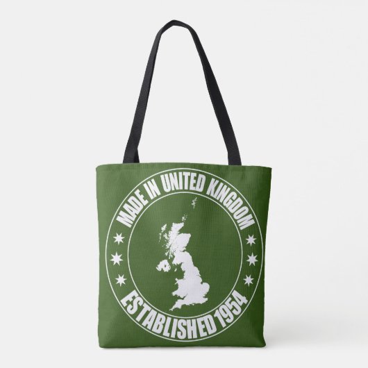 Made in the United Kingdom 1954 Canvas tas (Achterkant)