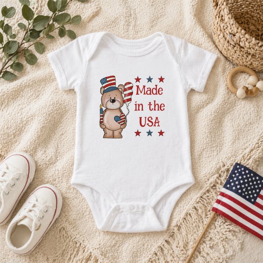 Made in the USA Patriottisch Romper