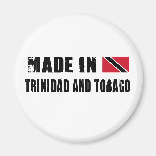 Made in Trinidad en Tobago Magneet (Voorkant)