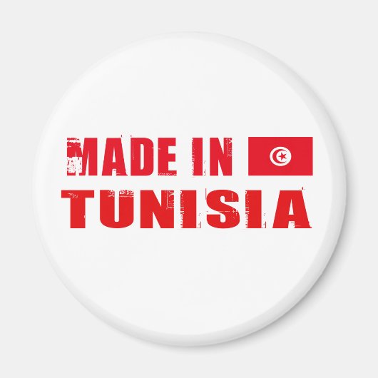 Made in Tunesië Magneet (Voorkant)