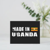 Made in Uganda Briefkaart (Staand voorkant)