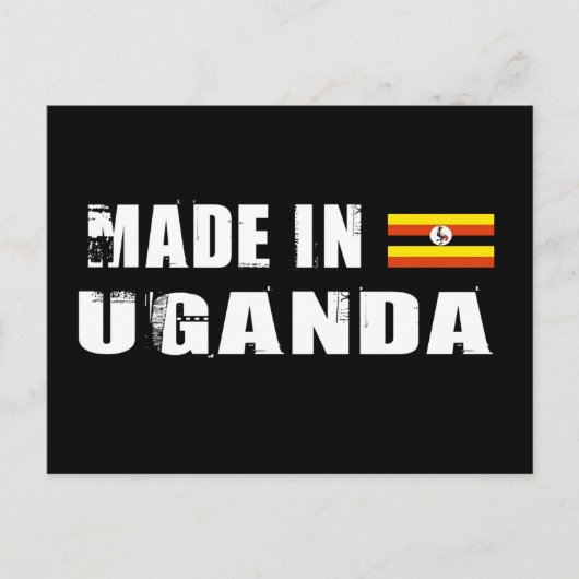 Made in Uganda Briefkaart (Voorkant)