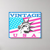 Made in USA Badge Canvas Afdruk (Voorkant)