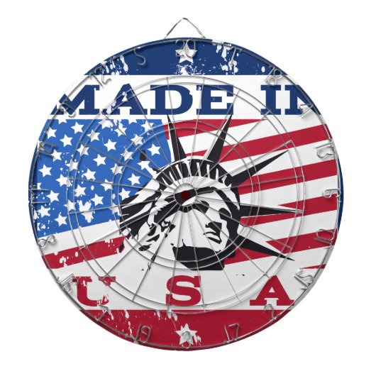 Made in USA Badge Dartbord (Voorkant)
