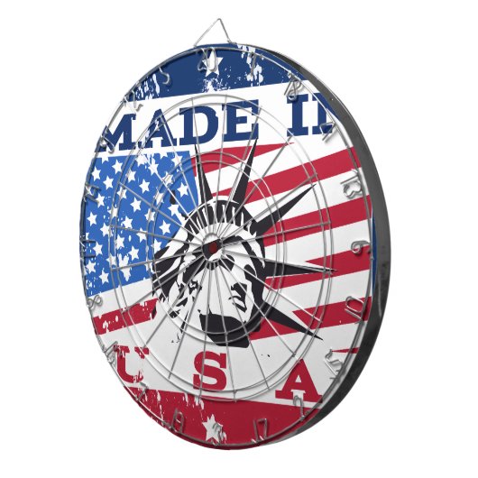 Made in USA Badge Dartbord (Voorkant Rechts)