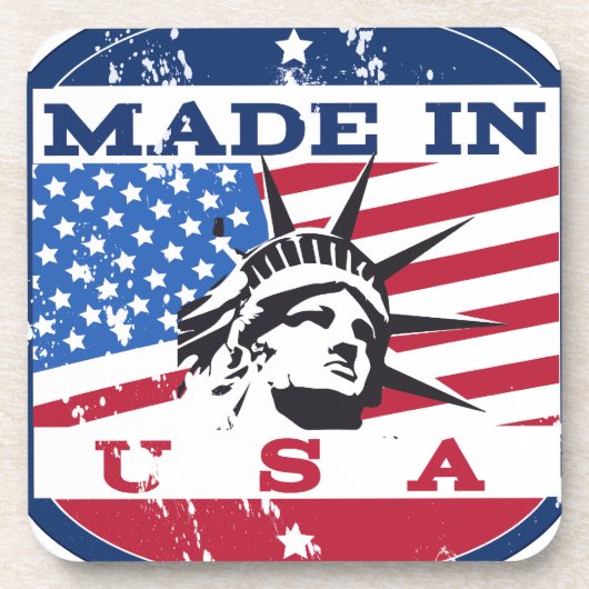 Made in USA Badge Onderzetter (Voorkant)