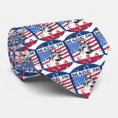 Made in USA Badge Stropdas (Opgerold)