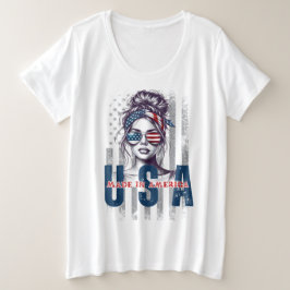 Made in USA  Grote Maat T-shirt