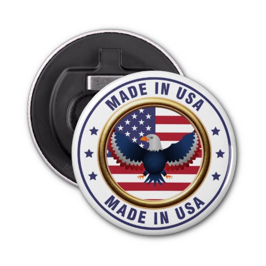 Made in USA Liberty Eagle Bottle Opener  (Voorkant)