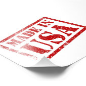 Made in USA, Made in America Foto Afdruk (Hoek)