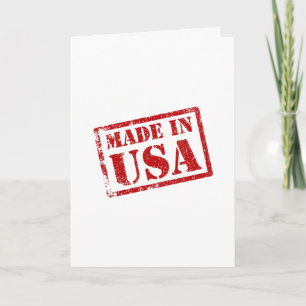Made in USA, Made in America Kaart