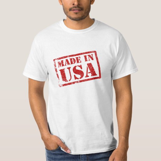 Made in USA, Made in America T-shirt (Voorkant)