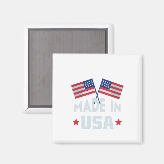 Made in USA Magnet (Voorkant / Achterkant)