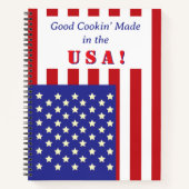  Made in USA Recept Notitieboek (Voorkant)