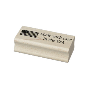 Made in USA Rubber Stamp Rubberstempel