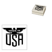 Made in USA Rubber Stamp Rubberstempel (Gestempeld)