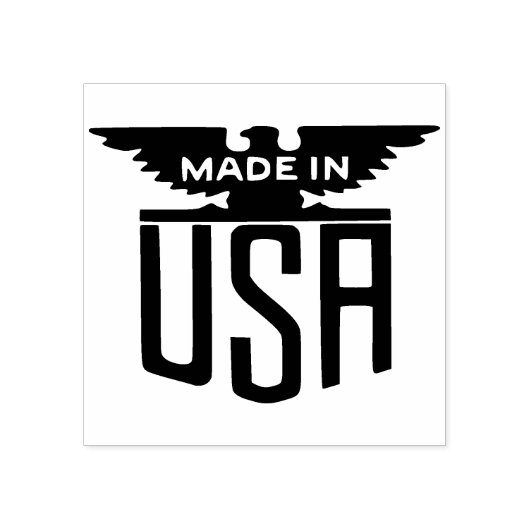 Made in USA Rubber Stamp Rubberstempel (Afrduk)