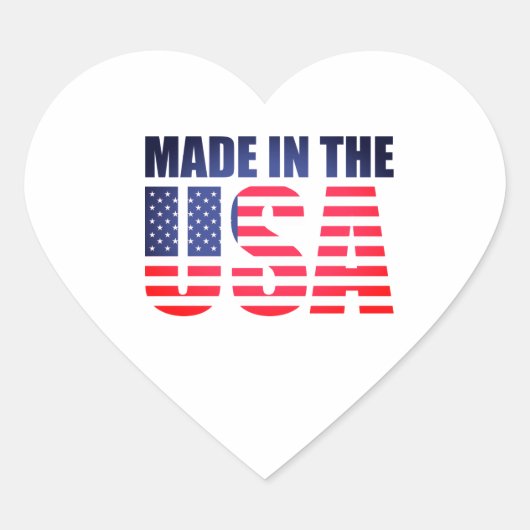 Made in USA Sticker (Voorkant)