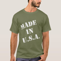 Made in USA Wit Design T-shirt