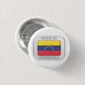 Made in Venezuela Ronde Button 3,2 Cm (Voorkant /achterkant)
