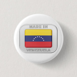 Made in Venezuela Ronde Button 3,2 Cm