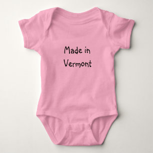 Made in Vermont baby Creeper Romper