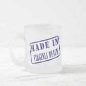 Made in Virginia Beach Matglas Koffiemok (Links)