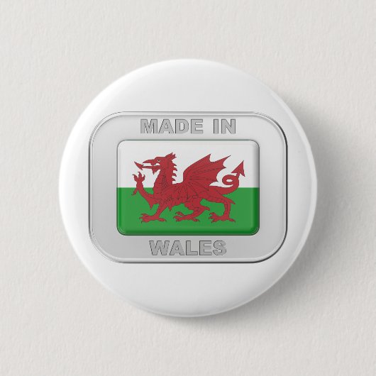 Made in Wales Ronde Button 5,7 Cm (Voorkant)