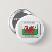 Made in Wales Ronde Button 5,7 Cm (Voorkant /achterkant)
