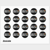 Made in Wales Ronde Sticker (Vel)