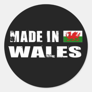 Made in Wales Ronde Sticker
