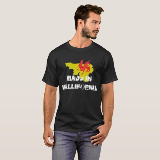 Made in Wallifornia T-shirt (Voorkant volledig)
