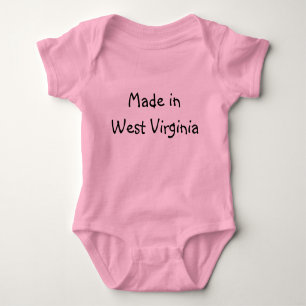 Made in West Virginia baby Creeper Romper