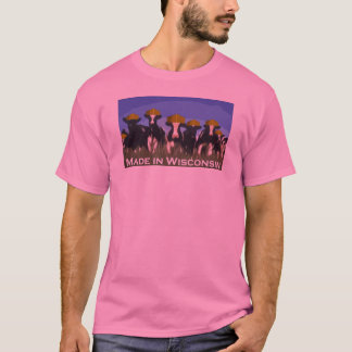 Made in Wisconsin koeien T-shirt
