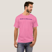 Made in Wisconsin Lettering T-shirt (Voorkant volledig)