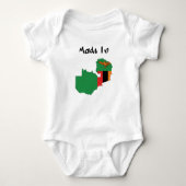 Made in Zambia baby bodysuit (Voorkant)