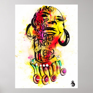 Made in zijn Afbeelding Poster